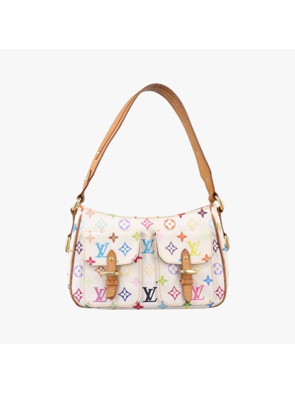 Louis Vuitton Lodge PM Blanc Monogram Multicolor